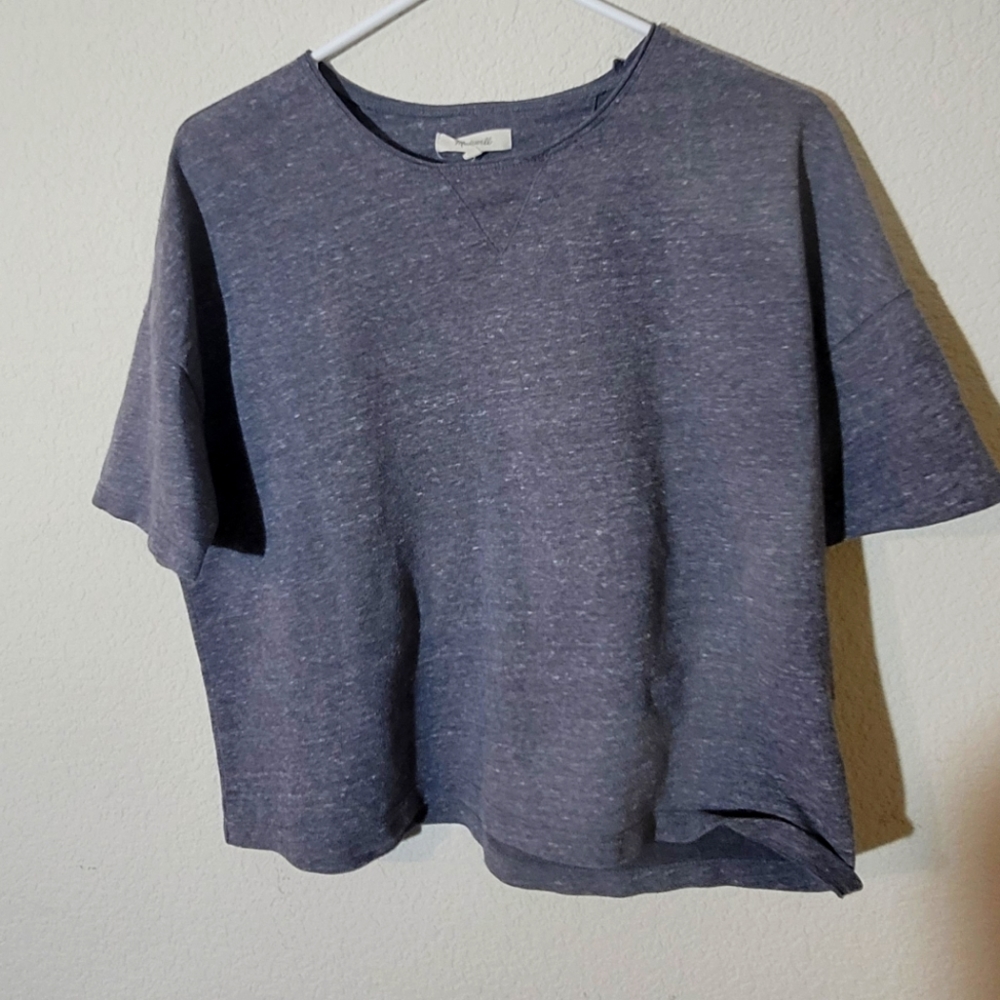 madewell small Half Shirt Grey Bin 24